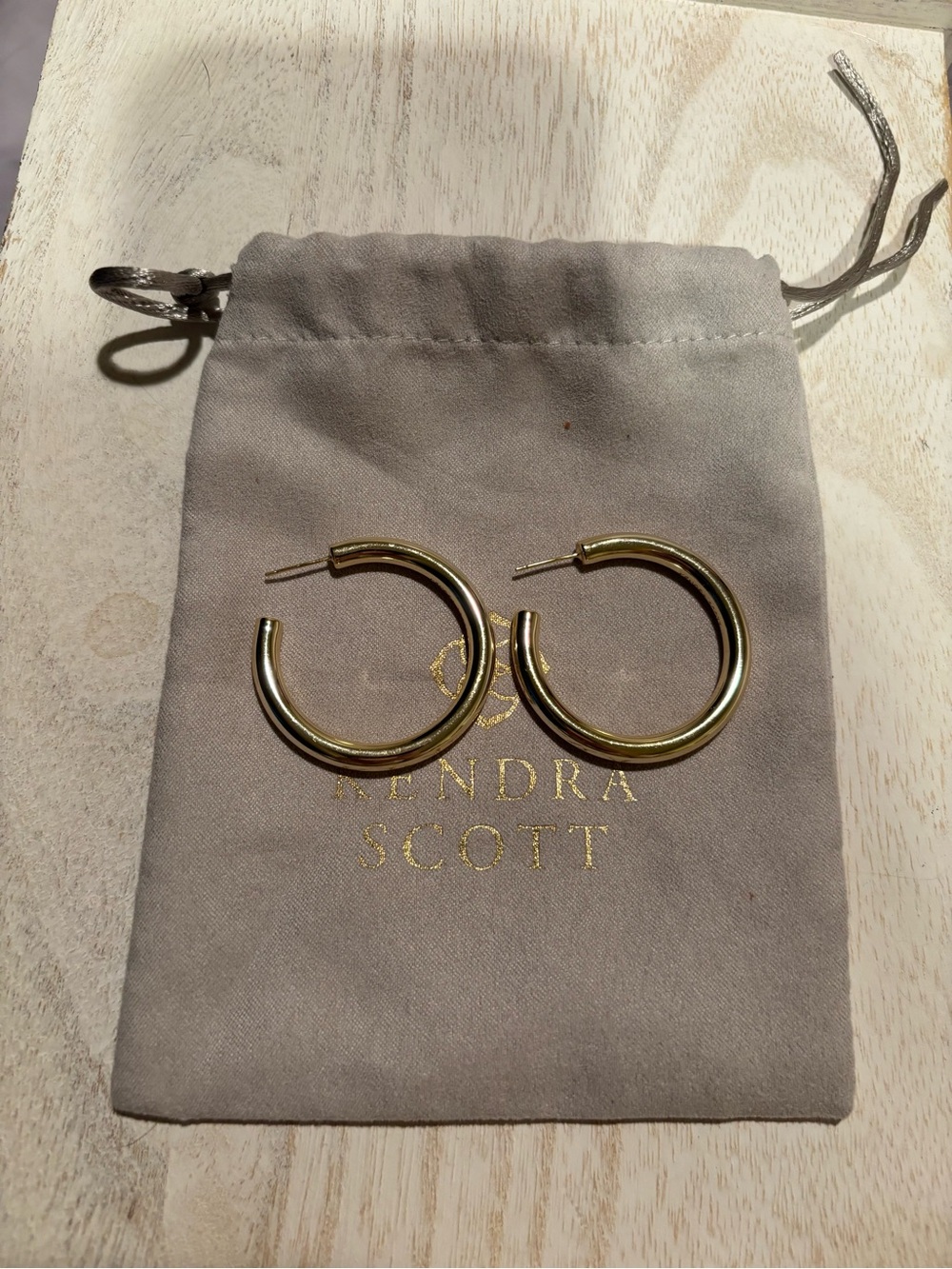 Kendra Scott Gold Hoop Earrings jewelry